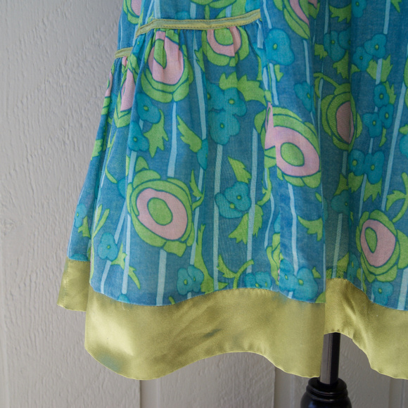 Johnny Martin Button Front Boho Chic Sundress - Picture 3 of 8